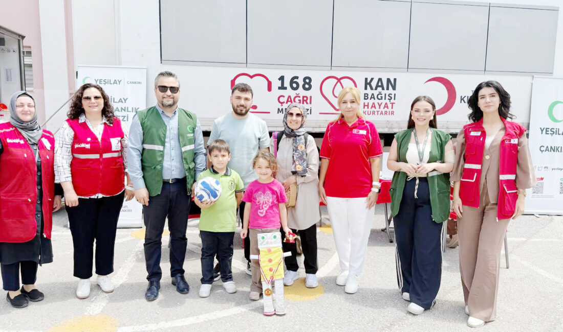 Türkiye Yeşilay Cemiyeti ile Türk Kızılay  işbirliğinde Çankırı’da  ilk kez