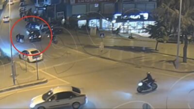 Çankırı’da seyir halindeyken boğazına kek kaçan sürücü, yardım istemek için