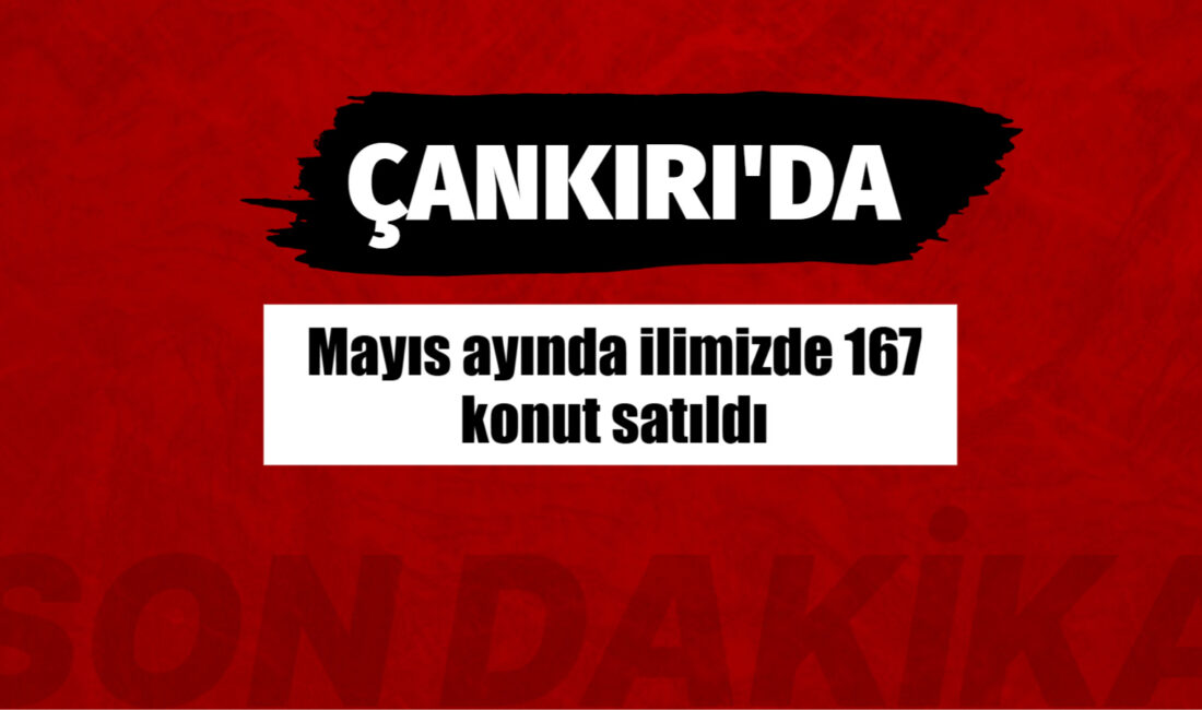 Mayıs ayında ilimizde 167 konut satıldı Türkiye İstatistik Kurumu Başkanlığı (TÜİK) 2026 yılı Mayıs ayı Konut