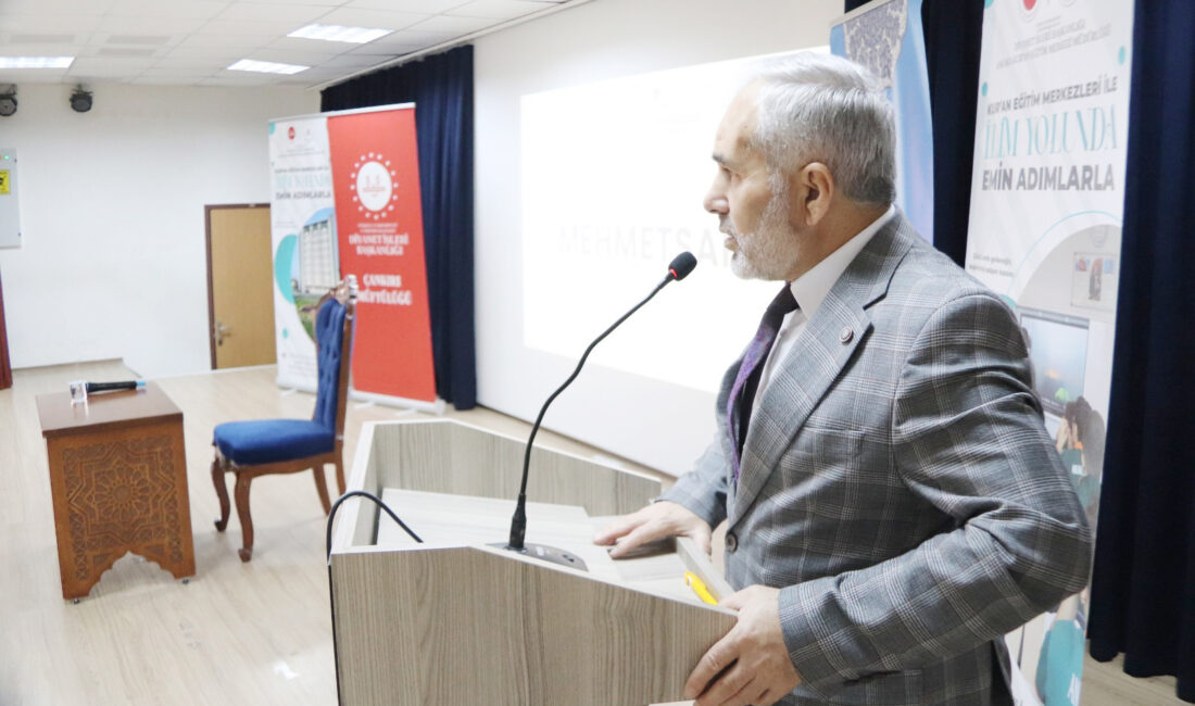 Kur’an Eğitim Merkezleri Tanıtım Toplantısı Gerçekleştirildi. 8 Haziran 2026 Pazartesi günü Hacı Murad-ı Velî Proje İmam