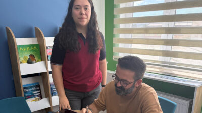 Çankırı TOBB Fen Lisesi Kitap Kulübü tarafından düzenlenen söyleşi etkinliğinde,