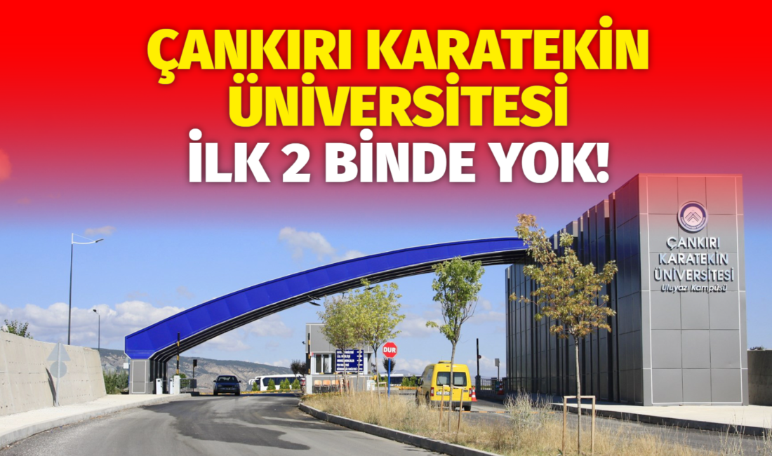 ÇAKÜ ilk iki binde yok!.. Uluslararası yükseköğretim derecelendirme kuruluşlarından Dünya Üniversite Sıralamaları Merkezinin (CWUR), bu