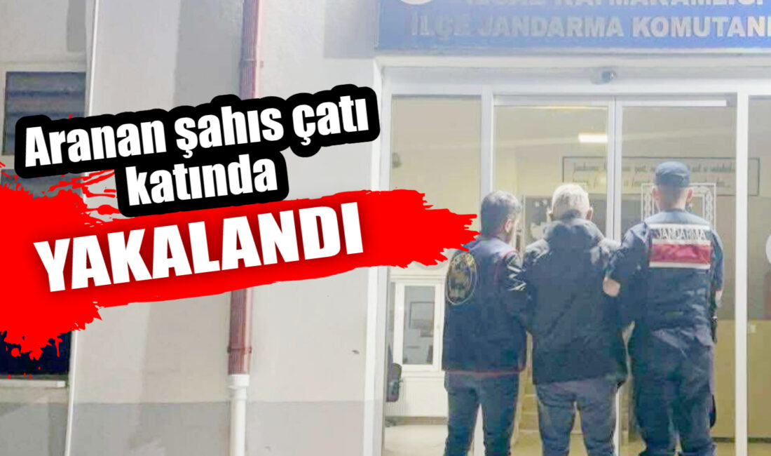Aranan şahıs çatı Katında Yakalandı Çankırı İl Jandarma Komutanlığınca, hakkında kesinleşmiş hapis cezası bulunan şahısların