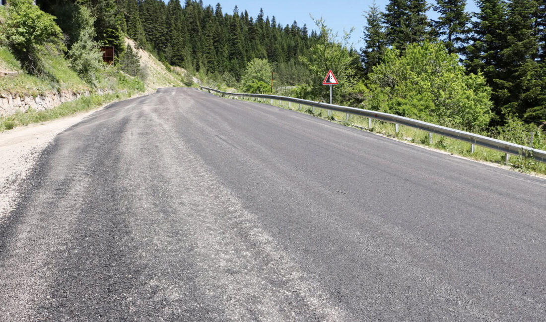 Ilgaz Dağ Yoluna Bakım Onarım Çankırı –Kastamonu illerini birbirlerine bağlayan 18 Km’lik Ilgaz dağ yolu