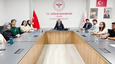 İl Sağlık Müdürü Dr. Öğr. Üyesi Yunus Emre Bulut başkanlığında,