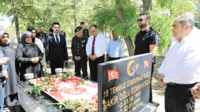 Vali Hüseyin Çakırtaş, 15 Temmuz Şehidi Medet Ekizceli için Kızılırmak