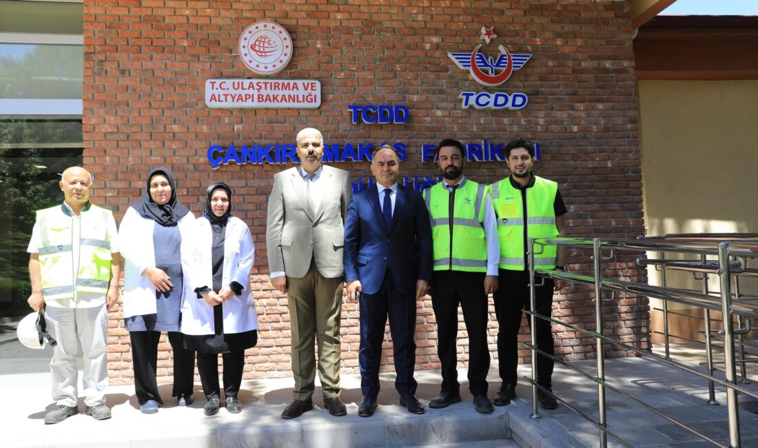 Çankırı Valisi Hüseyin Çakırtaş, şehrin sanayi potansiyelini yerinde görmek, üretim