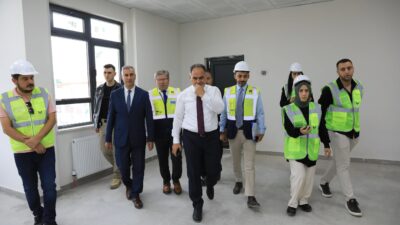 İlimizde yapımı hızla devam eden kamu hizmet binaları, Vali Hüseyin