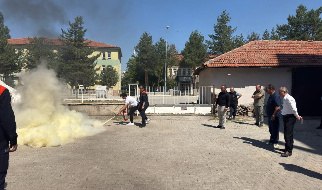 Eğitim ve tatbikatlar devam ediyor Çankırı İl Afet ve Acil Durum Müdürlüğü koordinesinde, Orta İlçe
