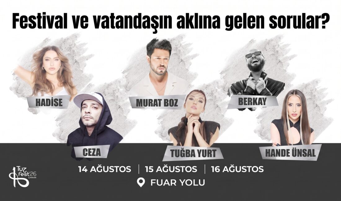 Festival ve vatandaşın aklına gelen sorular Sosyal medyadan yapılan paylaşımlara göre bu sene Tuzfest bir önceki