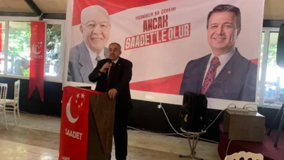 Saadet Partisi Şabanözü İlçe Kongresi, teşkilat mensuplarının ve vatandaşların katılımıyla