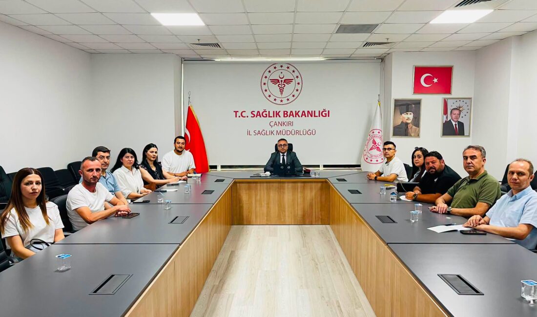 İl Sağlık Müdürü Dr. Öğr. Üyesi Yunus Emre Bulut başkanlığında,