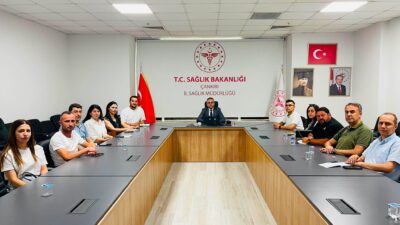 İl Sağlık Müdürü Dr. Öğr. Üyesi Yunus Emre Bulut başkanlığında,