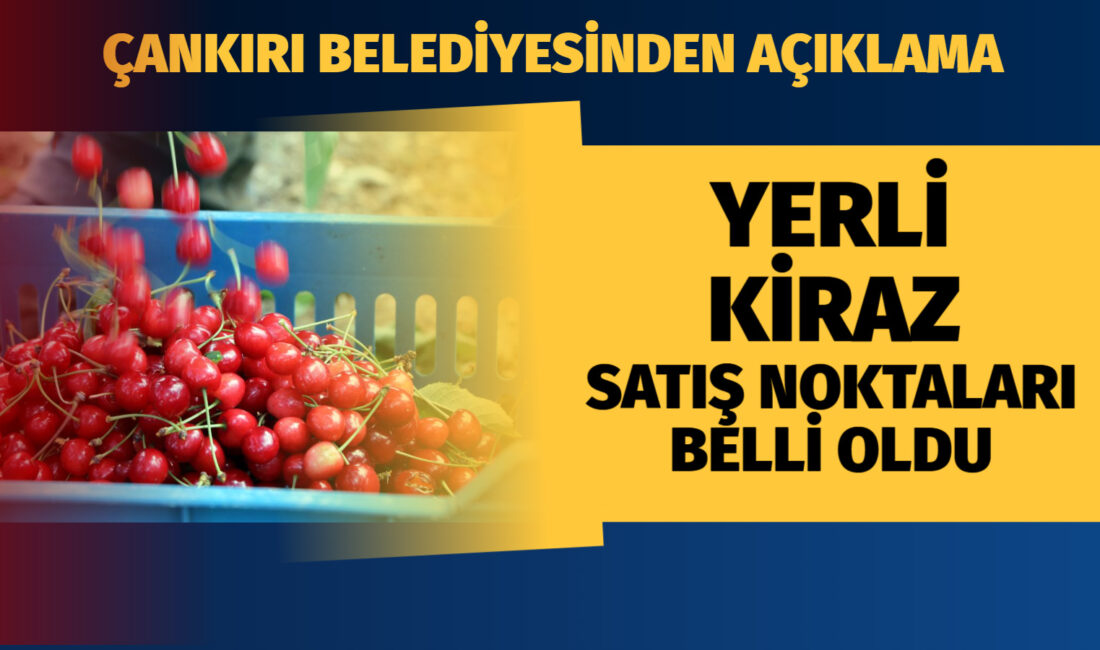Yaz mevsiminin gelmesi ve meşhur Eldivan kirazının tezgahlarda yerini almasıyla