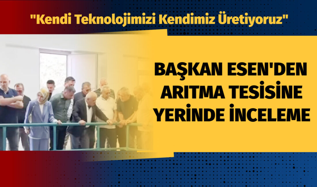 Başkan Esen’den Arıtma Tesisine Yerinde İnceleme: “Kendi Teknolojimizi Kendimiz Üretiyoruz” Çankırı Belediye Başkanı İsmail Hakkı Esen, şehrin içme suyu ihtiyacını