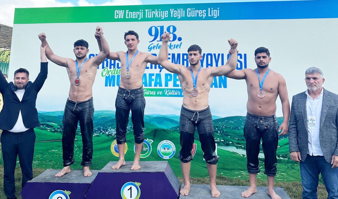 Eldivan’ın Yiğidi Er Meydanında Tarih Yazdı! Ordu Aybastı’da düzenlenen 918. Tarihi Ordulu Mustafa Pehlivan Yağlı Güreşleri’nde