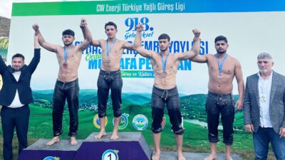 Ordu Aybastı’da düzenlenen 918. Tarihi Ordulu Mustafa Pehlivan Yağlı Güreşleri’nde