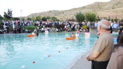 Geçtiğimiz senelerde Tatlıçay’da düzenlenen kano yarışları, TUZFEST’26 kapsamında Recep Tayyip
