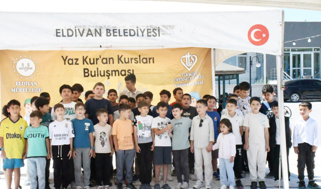Eldivan’da bu yıl ikincisi düzenlenen “Yaz Kur’an Kursları Buluşması” programı,