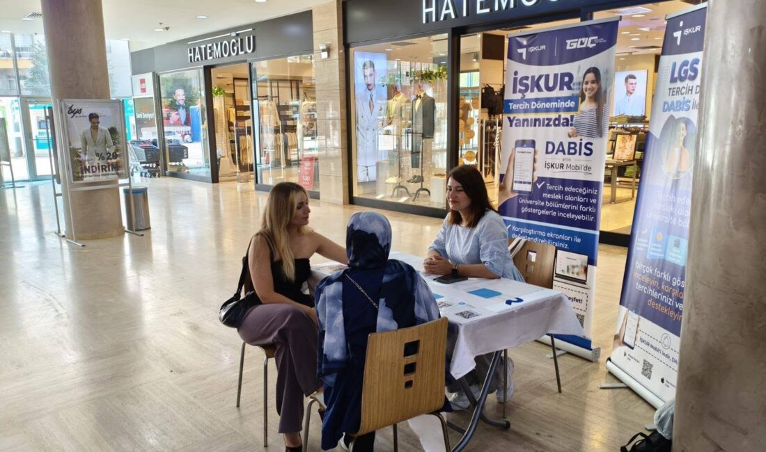 DABİS Yunus AVM’de Tanıtılıyor Çankırı İŞKUR İl Müdürlüğü, Yükseköğretim Kurumları Sınavı (YKS) tercih döneminde