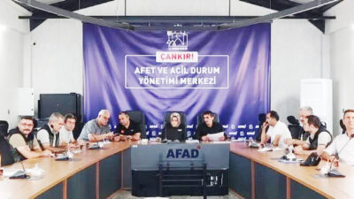Çankırı AFAD koordinesinde, ilgili tüm paydaş kurum ve kuruluş temsilcilerinin