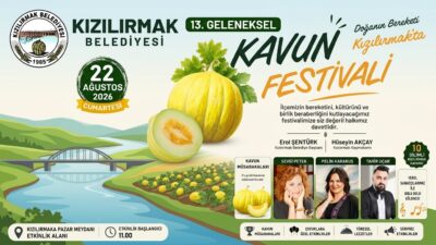 Çankırı’nın Kızılırmak ilçesi, toprağının bereketini ve meşhur 10 Dilimli Kavunu’nu