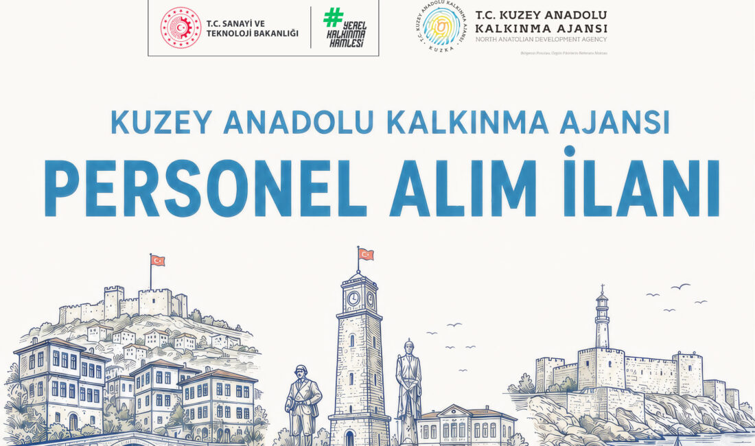 KUZKA’dan 4 Uzman Personel Alımı KUZKA, Kastamonu, Çankırı ve Sinop illerinde bölgesel kalkınmaya katkı sunmak