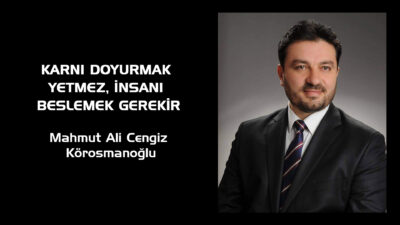 İhtiyaçlar zamana göre değişiyor. Bir dönem temel hedefimiz kıtlığı önlemekti.