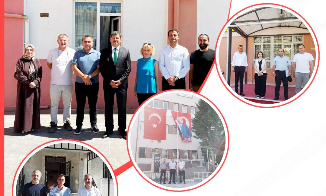 Yeni Eğitim-Öğretim Yılı Öncesi Okullarda Hazırlık Mesaisi Çankırı İl Millî Eğitim Müdürü Ayhan Işık, müdür yardımcıları ve