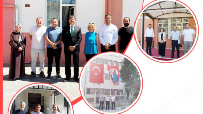 Çankırı İl Millî Eğitim Müdürü Ayhan Işık, müdür yardımcıları ve