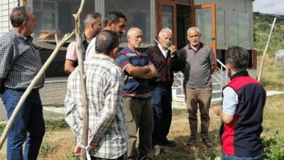 Çankırı İl ve İlçe Tarım ve Orman Müdürlüğü teknik personeli,
