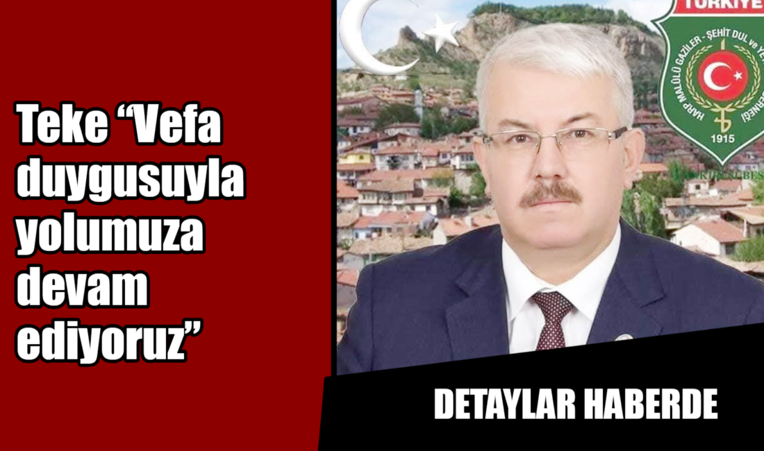 Türkiye Harp Malûlü Gaziler, Şehit Dul ve Yetimleri Derneği Başkanı