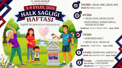 Çankırı İl Sağlık Müdürlüğü, “Sağlıklı Çankırı, Sağlıklı Gelecek!” sloganıyla başlattığı