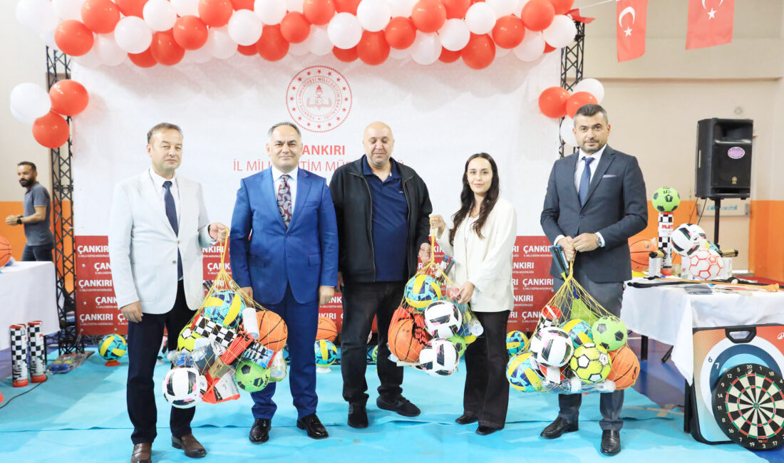 Eğitime ve Sporla Gelişime Güçlü Katkı Çankırı Valiliği himayelerinde, İl Millî Eğitim Müdürlüğü Beden Eğitimi ve