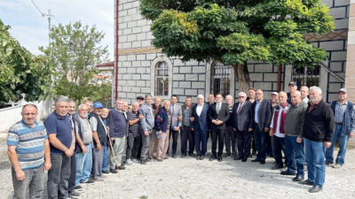 Korgun Kaymakamı Hasan Budak, beraberindeki heyetle birlikte Alpsarı Köyü’nü ziyaret
