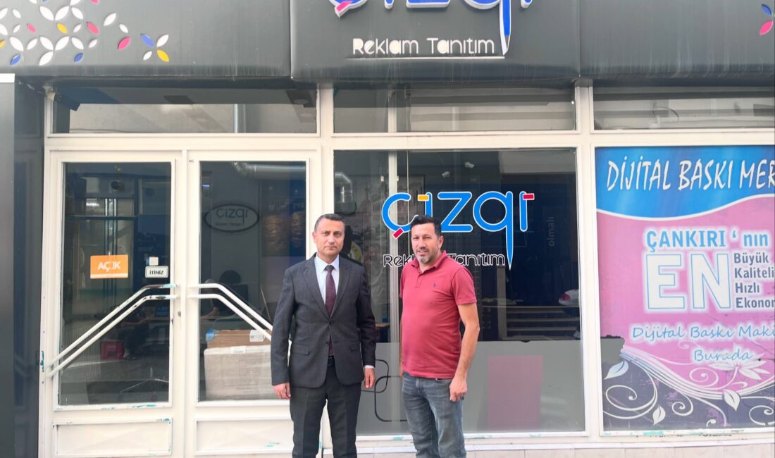 Uğur’dan Saha Ziyareti KOSGEB Çankırı İl Müdürü Cengiz Uğur, saha ziyaretleri kapsamında kentte