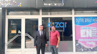 KOSGEB Çankırı İl Müdürü Cengiz Uğur, saha ziyaretleri kapsamında kentte