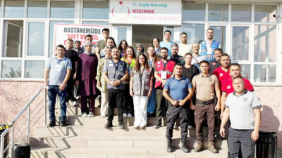 Çankırı’nın Kızılırmak ilçesinde sağlık hizmetlerinin olası bir afet durumunda da