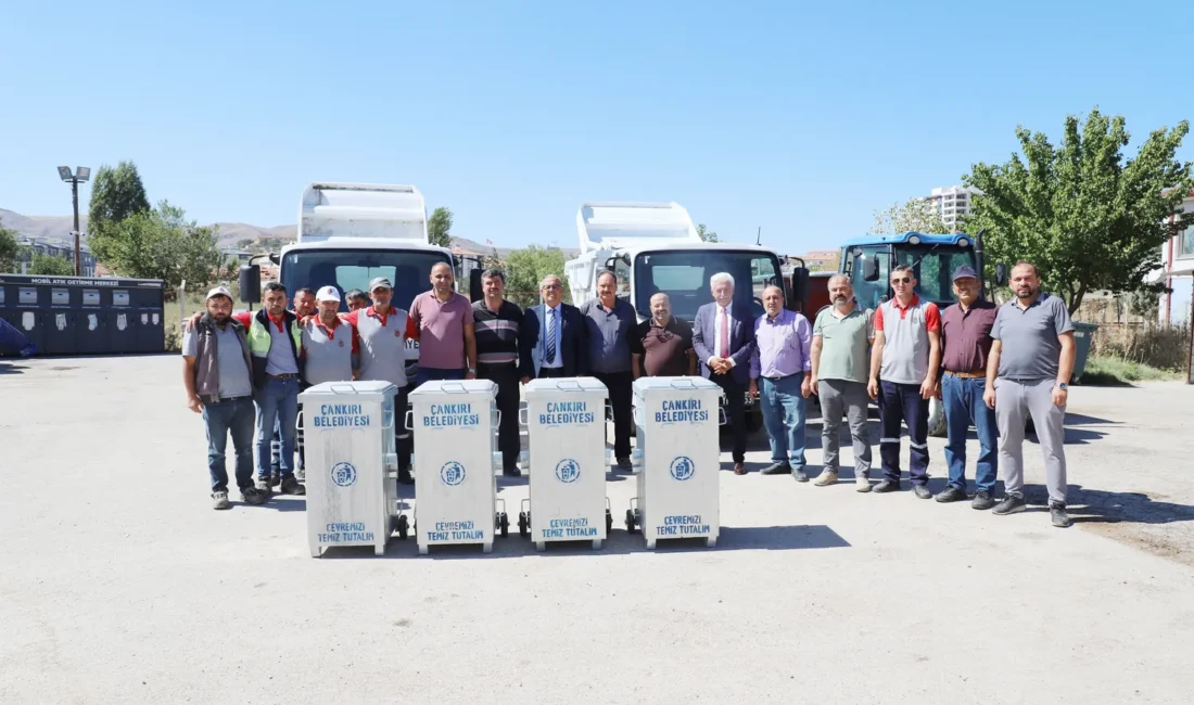 Çankırı Belediyesi, şehir genelinde temizlik hizmetlerinin kalitesini artırmaya yönelik çalışmalarını