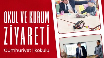Çankırı İl Milli Eğitim Müdürü Ayhan Işık, Merkez Cumhuriyet İlkokulu’nu