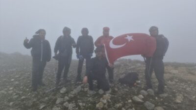 Çankırı Dağcılık Spor Kulübü (ÇDSK) sporcuları, 30 Ağustos Zafer Bayramı