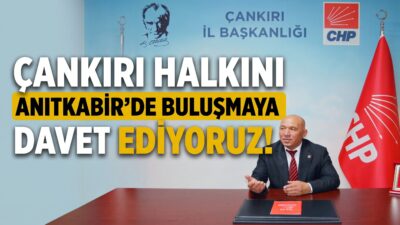 CHP Çankırı İl Başkanı Kamil Akdoğan, 9 Eylül Cumhuriyet Halk