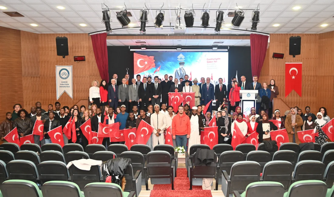 “Cumhuriyet, Milletimizin Bağımsızlık İradesinin En Önemli Kazanımlarından Biridir” Çankırı Karatekin Üniversitesi tarafından Cumhuriyetimizin 103. yıl dönümü etkinlikleri kapsamında