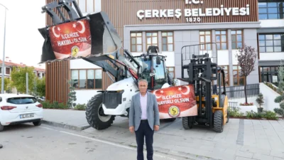 14 yeni hizmet aracının ardından filoya Hidromek kepçe ve Ceylift
