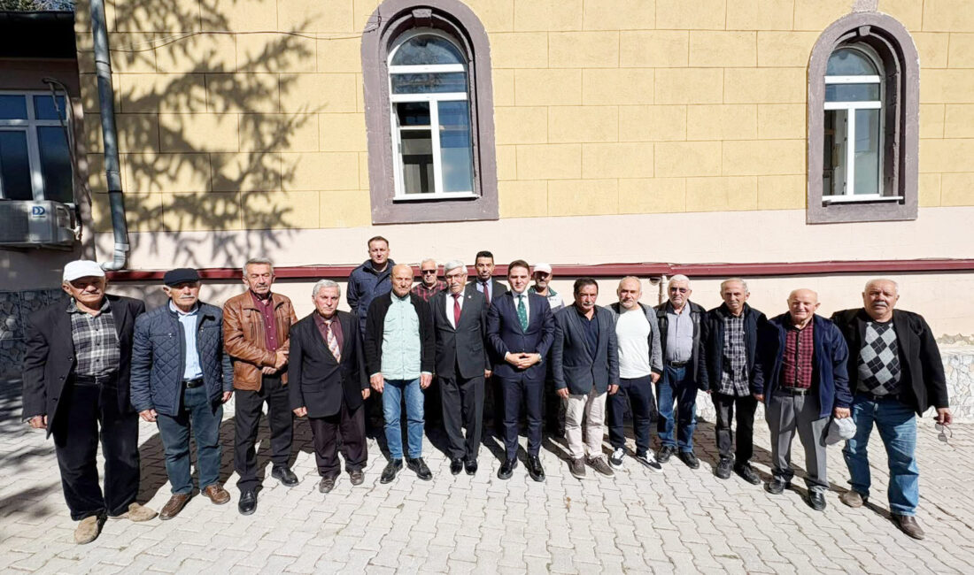 Korgun Kaymakamı Hasan Budak, ilçe protokolüyle birlikte Buğay Köyü’nü ziyaret