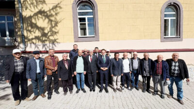 Korgun Kaymakamı Hasan Budak, ilçe protokolüyle birlikte Buğay Köyü’nü ziyaret