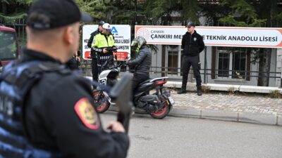 Çankırı Valiliği koordinesinde, öğrencilerin huzur ve güven içerisinde eğitim almalarını