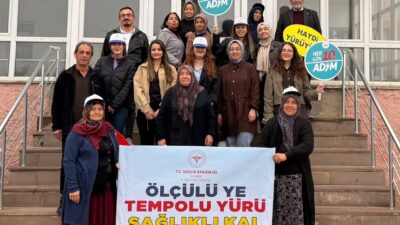 3-4 Ekim Dünya Yürüyüş Günü kapsamında, Çankırı’nın Kızılırmak ilçesinde toplumda