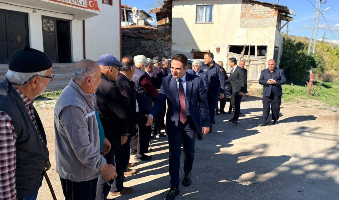 Korgun’da vatandaşlarla buluşma programları kapsamında Hıcıp Köyü’nü ziyaret eden Kaymakam