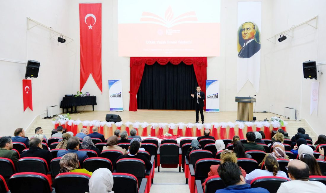 Çankırı Ölçme Değerlendirme Merkezi tarafından, eğitim-öğretim süreçlerinde ölçme ve değerlendirme